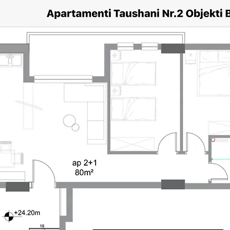 Taushani Apartment, Vlorë